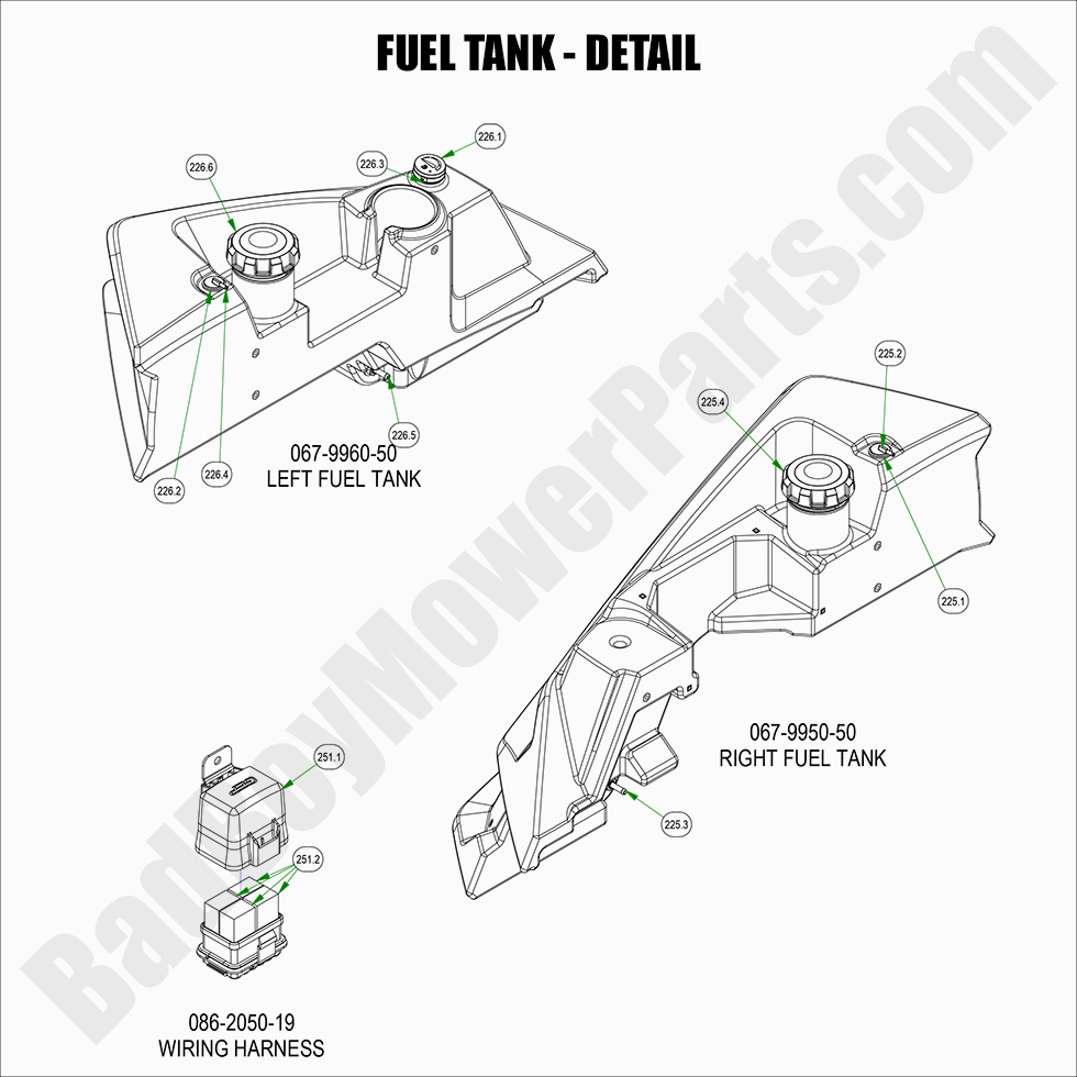 2022 Rogue Fuel Tank - Detail